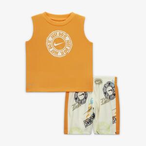 Nike Wild Air Muscle Tank and Shorts Set Baby 2-Piece Dri-FIT Set 66K869-W3Z
