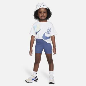 Nike &quot;Let&#039;s Roll&quot; Boxy Tee and Shorts Set Toddler 2-Piece Set 26K861-U6B