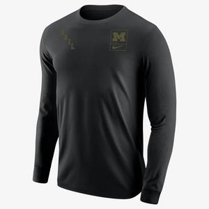 Michigan Olive Pack Men&#039;s Nike College Long-Sleeve T-Shirt M12333P283-MIC