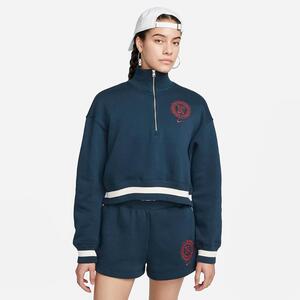 Nike Sportswear Phoenix Fleece Women&#039;s Oversized 1/2-Zip Crop Sweatshirt FJ1819-454