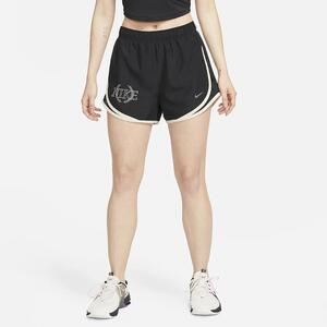 Nike Dri-FIT Tempo Women&#039;s Brief-Lined Graphic Running Shorts DX0177-010