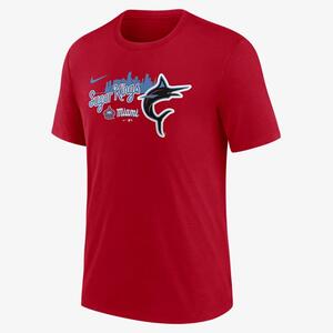 Nike City Connect (MLB Miami Marlins) Men&#039;s T-Shirt NJFD65NMQM-QHA