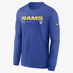 Nike Dri-FIT Infograph Lockup (NFL Los Angeles Rams) Men&#039;s Long-Sleeve T-Shirt NS274EV95-7HU