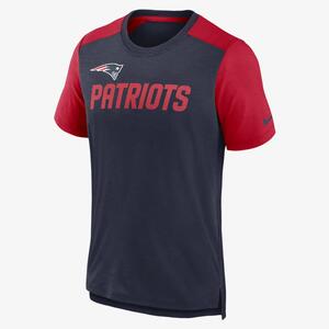Nike Color Block Team Name (NFL New England Patriots) Men&#039;s T-Shirt NKZG85J8K-0YG