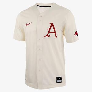 Arkansas Razorbacks Men&#039;s Nike Dri-FIT College Replica Baseball Jersey P33920J402-ARK