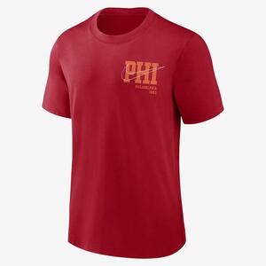Nike Statement Game Over (MLB Philadelphia Phillies) Men&#039;s T-Shirt NKGV62QPP-01Q