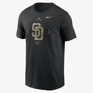 San Diego Padres Camo Logo Men&#039;s Nike MLB T-Shirt N19900APYP-9BY