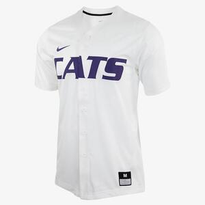 Kansas State Wildcats Men&#039;s Nike Dri-FIT College Replica Baseball Jersey P33920J354-KST