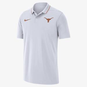 Texas Men&#039;s Nike Dri-FIT College Coaches Polo DZ8396-100