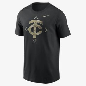Minnesota Twins Camo Logo Men&#039;s Nike MLB T-Shirt N19900ATIS-9BY