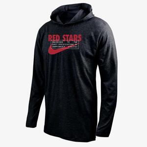 Chicago Red Stars Men&#039;s Nike Soccer Long-Sleeve Hooded T-Shirt M121736333-CHI