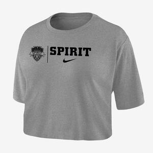 Washington Spirit Women&#039;s Nike Dri-FIT Soccer Cropped T-Shirt W118406403-WAS
