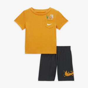Nike Sportswear Coral Reef Jersey Tee and Shorts Set Baby 2-Piece Set 66K959-P6G