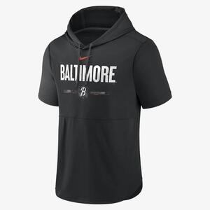 Nike City Connect (MLB Baltimore Orioles) Men&#039;s Short-Sleeve Pullover Hoodie NKGS01XWOLE-NH2