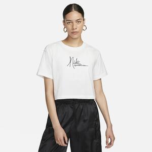 Nike Sportswear Essential Women&#039;s Cropped T-Shirt FQ7686-100