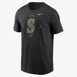 Seattle Mariners Camo Logo Men&#039;s Nike MLB T-Shirt N19900AMVR-9BY