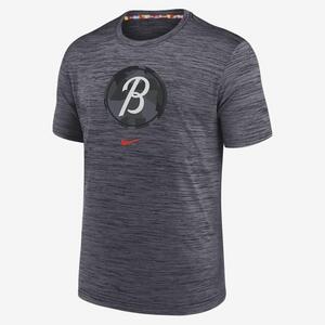 Nike Dri-FIT City Connect Velocity Practice (MLB Baltimore Orioles) Men&#039;s T-Shirt NKM500HOLE-BNU