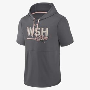 Nike City Connect (MLB Washington Nationals) Men&#039;s Short-Sleeve Pullover Hoodie NKGS01YLWTL-NH2