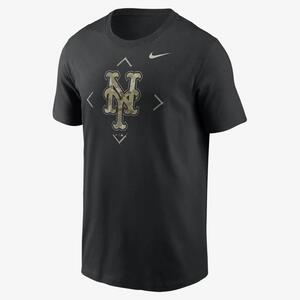 New York Mets Camo Logo Men&#039;s Nike MLB T-Shirt N19900ANME-9BY