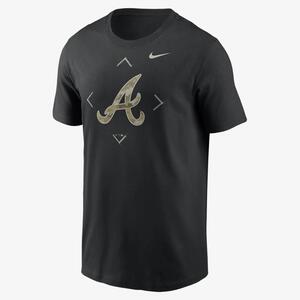 Atlanta Braves Camo Logo Men&#039;s Nike MLB T-Shirt N19900AAW-9BY