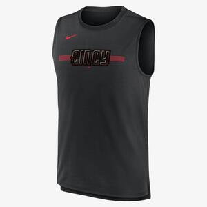 Nike Breathe City Connect (MLB Cincinnati Reds) Men&#039;s Muscle Tank NMMY00ARED-QHX