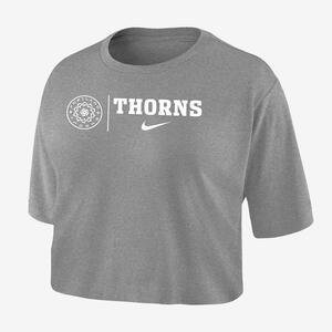 Portland Thorns Women&#039;s Nike Dri-FIT Soccer Cropped T-Shirt W118406403-POR
