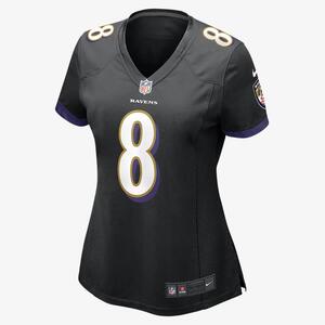 NFL Baltimore Ravens (Lamar Jackson) Women&#039;s Game Football Jersey 477888-021