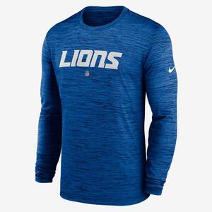 Nike Dri-FIT Sideline Velocity (NFL Detroit Lions) Men&#039;s Long-Sleeve T-Shirt 00KX4KR9S-078