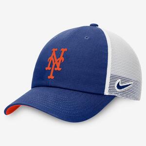 New York Mets Heritage86 Men&#039;s Nike MLB Trucker Adjustable Hat NK1807V5NME-KZ3