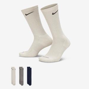 Nike Everyday Plus Cushioned Training Crew Socks (3 Pairs) SX6888-965