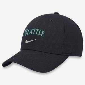 Seattle Mariners Heritage86 Wordmark Swoosh Men&#039;s Nike MLB Adjustable Hat NK124FAMVR-WM0