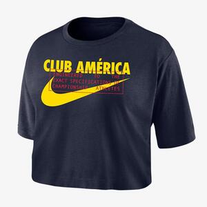 Club América Women&#039;s Nike Dri-FIT Soccer Cropped T-Shirt W118406815-CAM