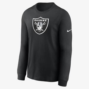 Nike Primary Logo (NFL Las Vegas Raiders) Men’s Long-Sleeve T-Shirt NKAC00A8D-CLH