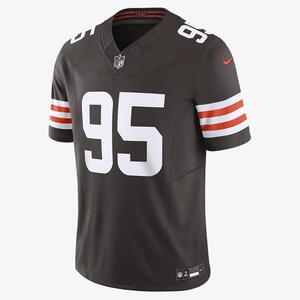 Myles Garrett Cleveland Browns Men&#039;s Nike Dri-FIT NFL Limited Football Jersey 31NMCLLH93F-SY0