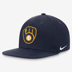 Milwaukee Brewers Primetime Pro Men&#039;s Nike Dri-FIT MLB Adjustable Hat NK1941SMZB-TT7