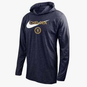 Chelsea FC Men&#039;s Nike Soccer Long-Sleeve Hooded T-Shirt M121736565-CFC