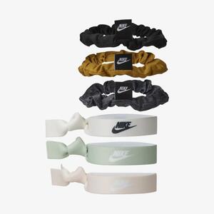 Nike Velvet and Elastic Hairbands (6-Pack) N1003666-041
