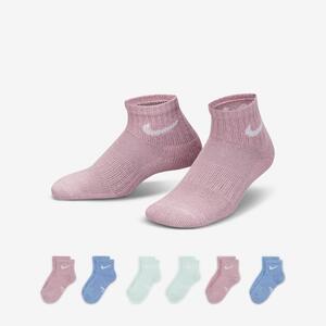 Nike Dri-FIT Little Kids&#039; Ankle Socks (6 Pairs) RN0018-P0Y