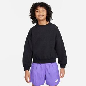 Nike Sportswear Icon Fleece Big Kids&#039; Oversized Sweatshirt FN7274-010
