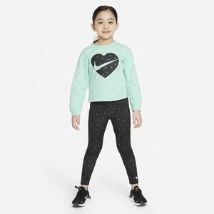 Nike Graphic Tee and Printed Leggings Set Little Kids 2-Piece Set 36L062-023