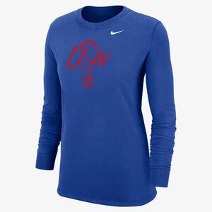 USWNT Women&#039;s Nike Soccer Long-Sleeve T-Shirt W12103001-USW