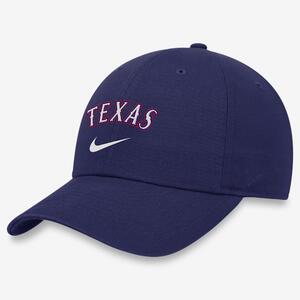 Texas Rangers Heritage86 Wordmark Swoosh Men&#039;s Nike MLB Adjustable Hat NK124EUTER-WM0