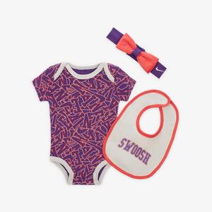 Nike &quot;Join the Club&quot; 3-Piece Boxed Set Baby 3-Piece Bodysuit Set NN0966-R26