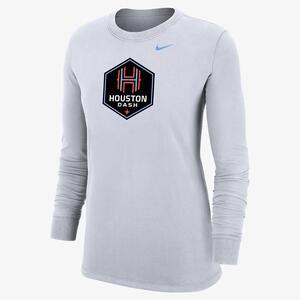 Houston Dash Women&#039;s Nike Soccer Long-Sleeve T-Shirt W121036339-HOU
