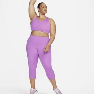Nike Go Women&#039;s Firm-Support High-Waisted Cropped Leggings with Pockets (Plus Size) DX3489-532