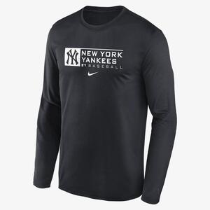 Nike Dri-FIT Team (MLB New York Yankees) Men&#039;s Long-Sleeve T-Shirt NKAY4FANK-KT6