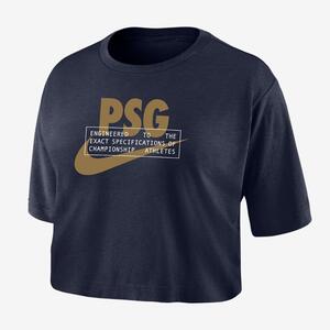 Paris Saint-Germain Women&#039;s Nike Dri-FIT Soccer Cropped T-Shirt W118406815-PSG
