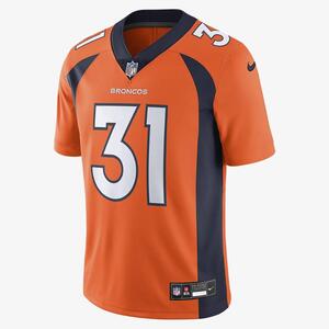 Justin Simmons Denver Broncos Men&#039;s Nike Dri-FIT NFL Limited Football Jersey 32NM05VC8WF-6Y0