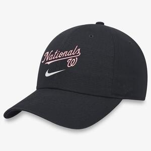 Washington Nationals Heritage86 Wordmark Swoosh Men&#039;s Nike MLB Adjustable Hat NK124FAWTL-WM0