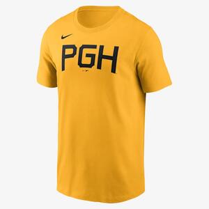 Nike City Connect Wordmark (MLB Pittsburgh Pirates) Men&#039;s T-Shirt N19979QPTB-0A3